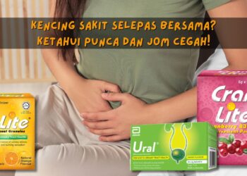 jom rawat kencing sakit selepas bersama