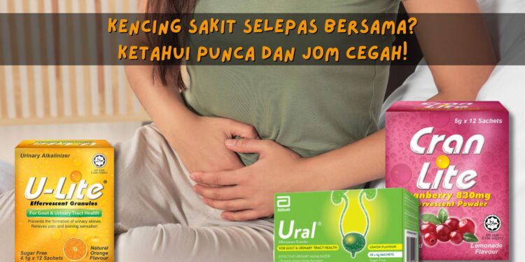 jom rawat kencing sakit selepas bersama