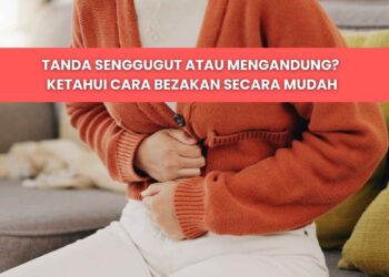beza senggugut dan mengandung pada wanita